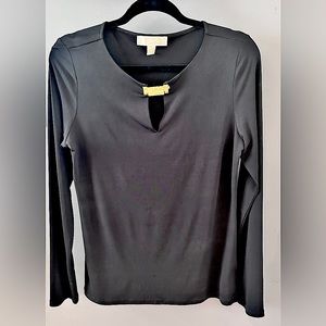 MICHAEL Michael Kors Black Blouse Size Medium